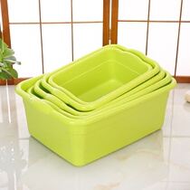 Water basin thickened plastic basin dishwashing pool wash mop cleaning basin rectangular large basin non-slip large square basin