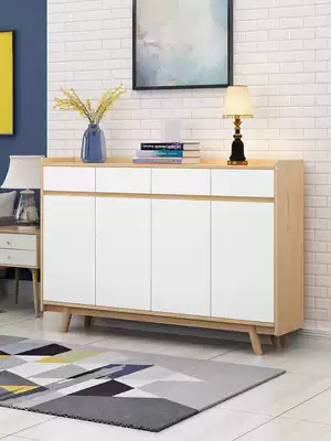 Nordic entrance shoe cabinet home simple modern foyer entrance partition cabinet door multifunctional large capacity economy