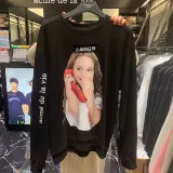 [По дороге] ADLV/ACADELAVIE COREA TIDE звезда и то же самое мужчины и Женщины Пара уличная девушка толстовины