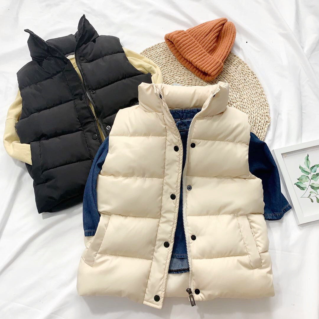 New paternity and paternity vest children short-term vest female thickening horse clamp in autumn and winter