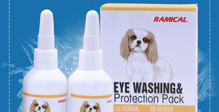 Remy cao chó rửa mắt thuốc nhỏ mắt thú cưng làm giảm nước mắt mèo nói chung giọt nước mắt Teddy - Thuốc nhỏ mắt sanlein 0.3