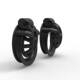 Ultra-Small Flat Compression Python Ring Cobra Male Chastity Lock Double Single-Sided Ring Cb Lock Sm Shame Prop