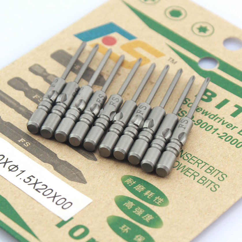 Taiwan FS batch head 800 Φ4*40mm 00# cross electric screwdriver head high hard screwdriver head one pack price