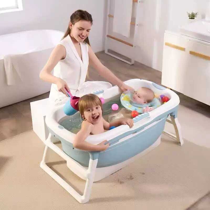 Baby Bath Tub Baby Bath Tub Children Bath Tub Fold bath barrel Large Number of showers