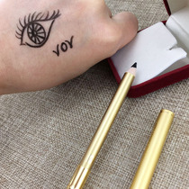 Cool black eyeliner permanent wooden rod eyeliner pencil eyeliner waterproof and easy to color without makeup eyeliner