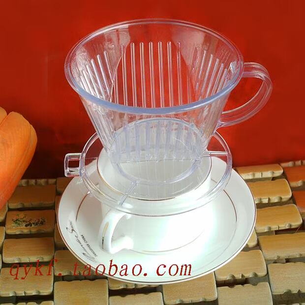 Nồi rửa tay nhỏ giọt cà phê cốc lọc ba lỗ nồi cà phê nhỏ giọt nhà pha cà phê phin pha cà phê