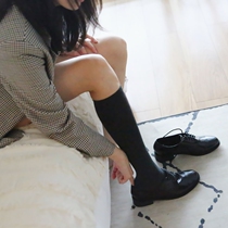 Japan Pressure Slim Leg Hair Circles Calf Socks JK Socks Children Warm Midbarrel Socks Autumn Long Barrel Women Autumn Winter Over Knee Socks