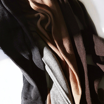 Foreign Trade Raw Single Wool Shiny Velvet Autumn winter Warm Vertical Strips Thickened Pearly silver shallot brighter silk with underfoot socks