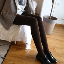 Broken Stock Clear Cabin Merino Wool Beating Underpants Thread Winter Plus Suede Thickened Streaks Warm-Up Slim and Pants Women