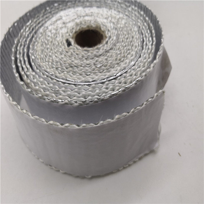 Thickened Glass Fiber Aluminum Foil With Adhesive Tape Aluminum Foil Insulation Film High Temperature Resistant Insulated Tube Protective Layer Self-Adhesive With Back Glue