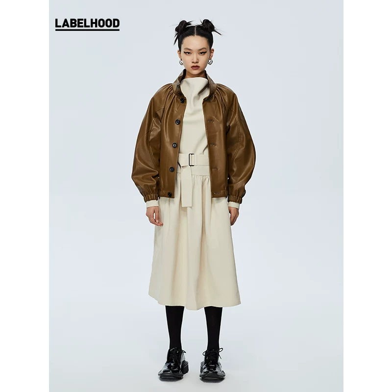 Коричневая куртка THE LAWN для отдыха, oversize