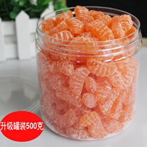 Childhood nostalgic orange fudge 500 grams fruity fudge orange fruit fudge bulk Pat four catties to send a catty