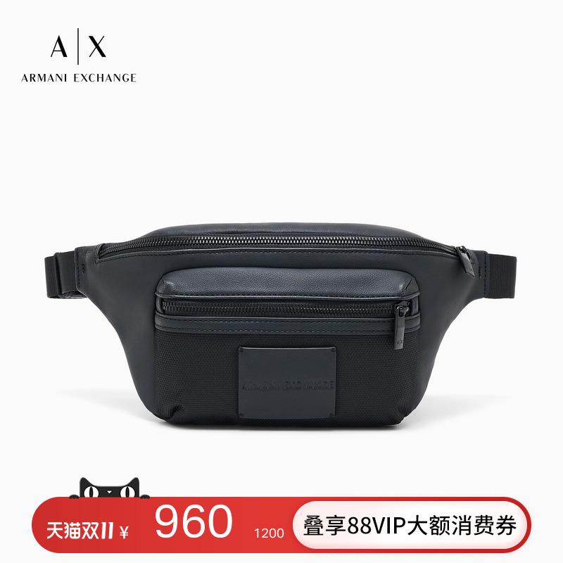 Armani Exchange/Armani's New Autumn and Winter Men's Casual Work Clothing Crossbody Small Bag Chest Bag Waist Bag Armani Exchange/Armani's New Autumn and Winter Men's Casual Work Clothing Crossbody Small Bag Chest Bag Waist Bag
