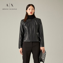 Armani Exchange Armani new autumn and winter fashion leather jacket female 8NYB03-YNA9Z-19F