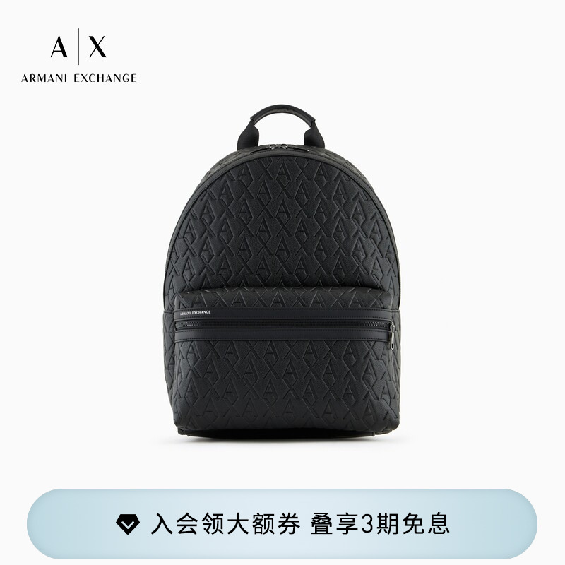 Armani Exchange/Armani Spring and Summer Men's Large-Capacity Commuter Business Casual Backpack