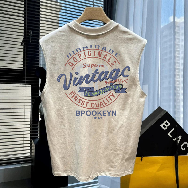 Outlet~ Brand Export Counter Clearance, Bargain American Style New Men's and Women's Casual Vest Tops Trendy
