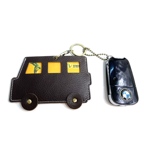 Кожаный чехол для проездного, универсальный ультратонкий маленький изысканный картхолдер подходит для мужчин и женщин, воловья кожа, из натуральной кожи