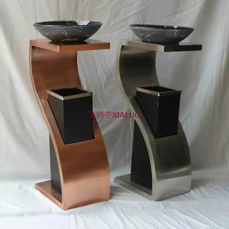 Stainless Steel Upright New Concept Hotel Special Trash Can Lobby lobby hall KTV Elevator mouth with cigarette ash Ashtray Bucket