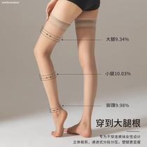 Long stockings womens thin summer over-the-knee ultra-thin thigh non-slip dark flesh color anti-snagging high stockings spring and autumn