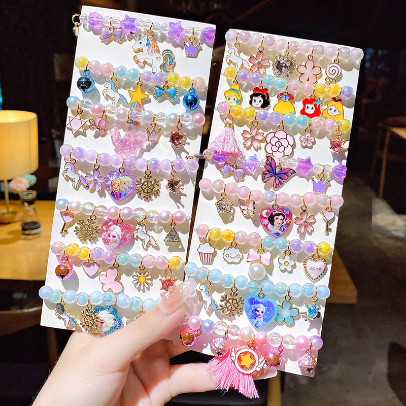 Frozen children's hand chisel girl little girl princess Aisha jewelry jewelry Aisha princess bracelet small toy