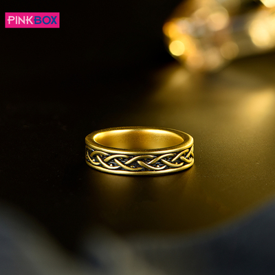 PINKBOX/娉饰珠宝 Золотое черно-желтое кольцо