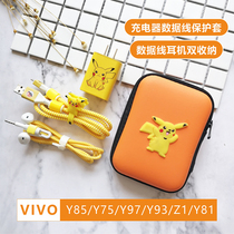 VIVOY81s 97 mobile phone data cable protective cover Z1i charger protection line Y93 Y85 headphone cable winding line