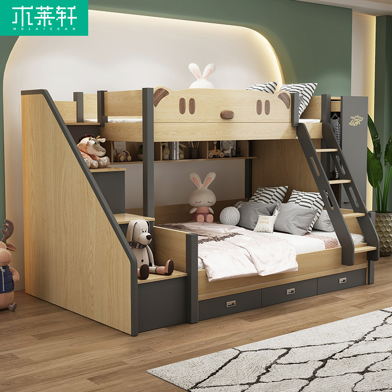 Children Bed Lower Bed Twin Beds Boys High And Low Bed Frame Bed Two Beds Solid Wood Primary Bed Twin Beds Bunk Beds Bunk Beds Bunk Beds Bunk Bed Double Bed Bunk Bed Double Bed Bunk Bed