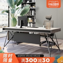 Boss desk simple modern luxury Manager room female supervisor single creative table and chair combination industrial style class