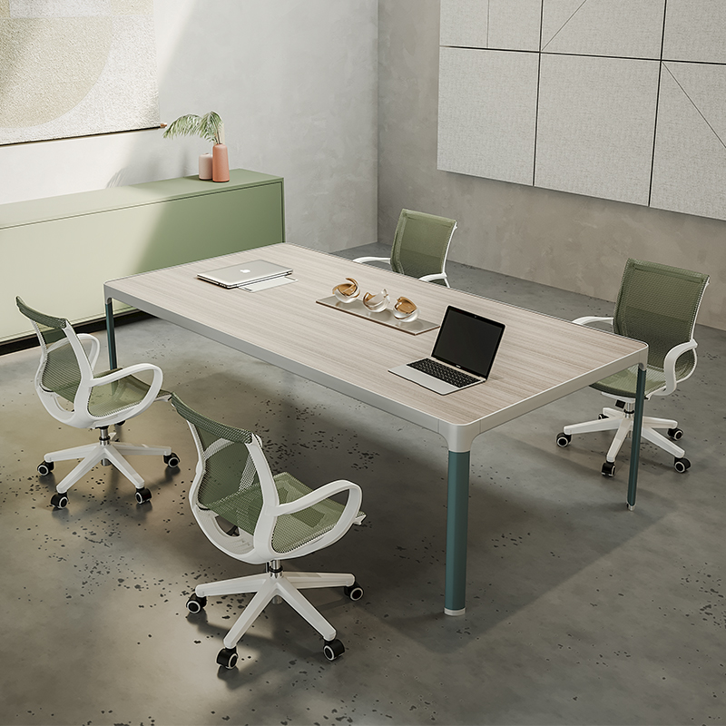 Designer Office Furniture Conference Table Long Table Brief Modern Strip Training Table Rectangular Desk Chair Composition