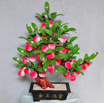 Jade Supeach 38 Peach Tree Jade Instrumental Pan View Living Room Home Residence Ornament Handiwork Decoration Fairy Peach Gift Pendulum