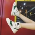 Giày cao nữ 2019 xuân mới ga châu Âu thể thao phiên bản Hàn Quốc của sinh viên hoang dã hip hop lưới đỏ vớ nữ giày thủy triều - Giày cao gót giày the thao nữ hàn quốc Giày cao gót