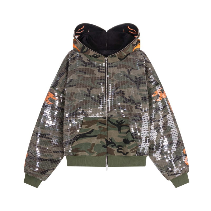 Losttag Sequined Wrestler-Style Jacket