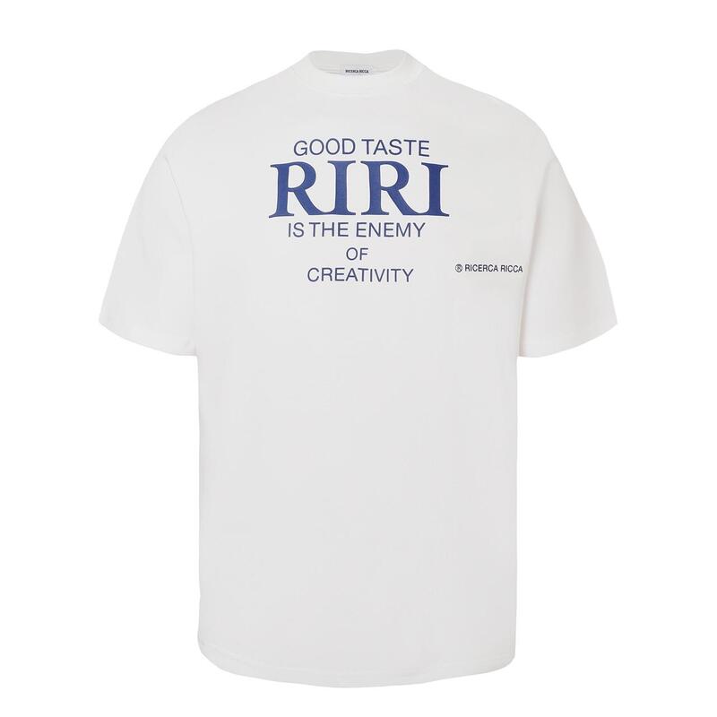 【Riri】Ricerca Ricca Summer Casual Slim-Fit Round-Neck Knitted Short-Sleeve T-Shirt, Unisex Style