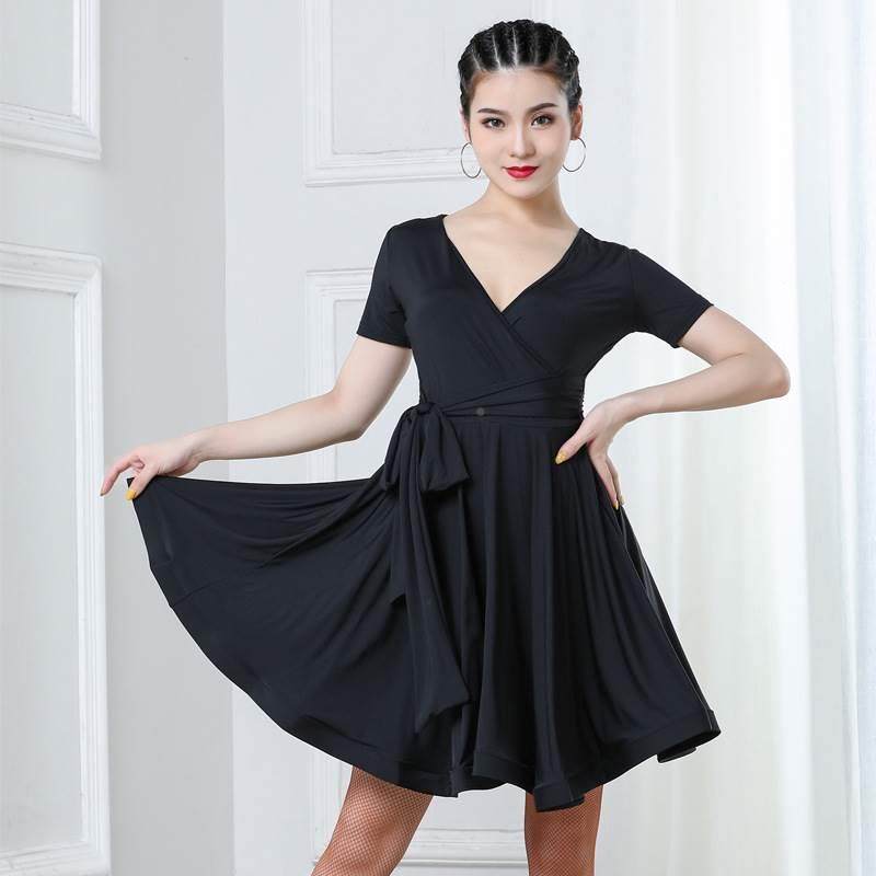 Latin dance practice in adult professional Liandress The new Dancing L718 adult dance performance training for women's costumes-Taobao