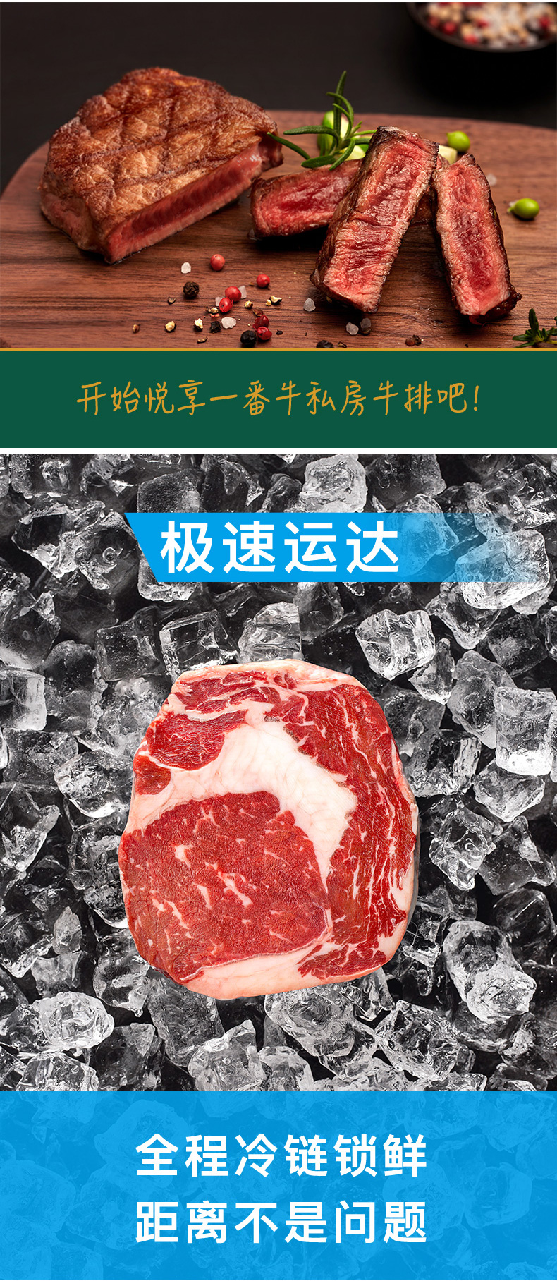 原肉整切非腌制 凤祥食品 一番牛 勋章菲力牛排 960g 图14