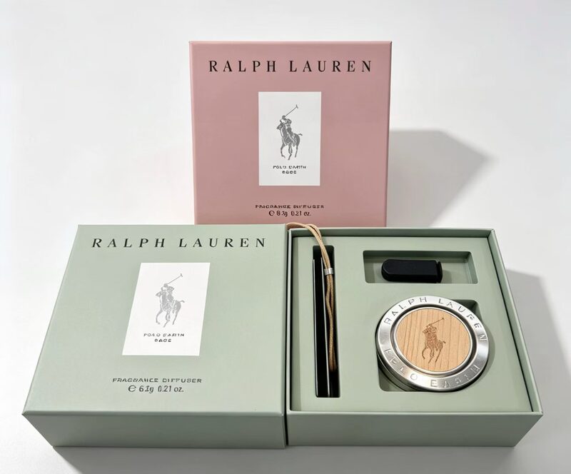 Directly Shipped from the Official Website: Ralph Lauren Car Fragrance Set Rose Dream/Sage with Replacement Refills