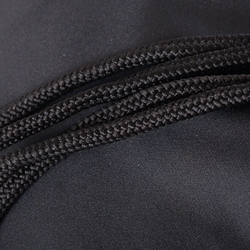 Мешочек, рюкзак, черная вместительная и большая сумка для хранения, на шнурках