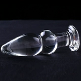 Женский задний двор анальный штекер Размер анального полового принадлежности Мастурбагу расширил хризантемум мужской хрустальный инструмент