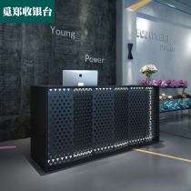Cash register bar fashion creative clothing store counter black one-in-one internet cafe restaurant hotel reception front desk