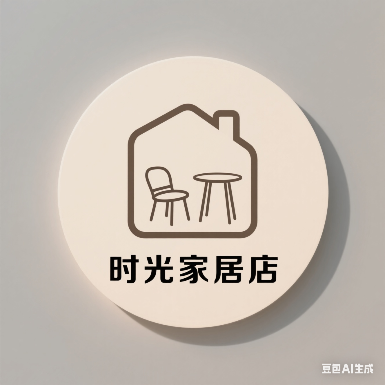 时光家居百货店的LOGO