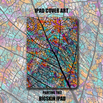 ipad2018 new painted leaf poplar protective case pro10 5 mini1234 protective case new ipad 9 7