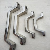 Solid cast steel handle for 304 stainless steel solid thickened heavy duty door industrial handle load bearing handle 100 120