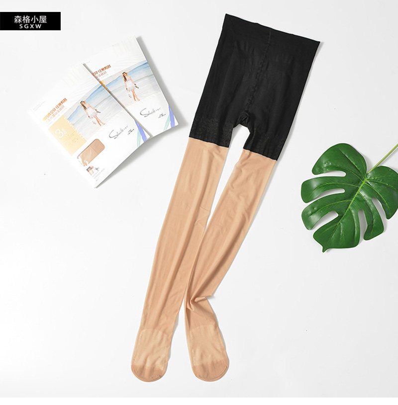 Full of 3 Shuiliantian 1919 thin section with safety panty stockings anti-glare velvet arbitrary cut trousers