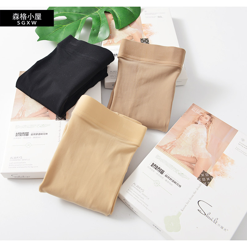 Water Lotus days 1900 Spring summer style Micro Pressure Mask Soft Wire Pants Socks Socks Socks Socks Inner Hitch Pants Two Women