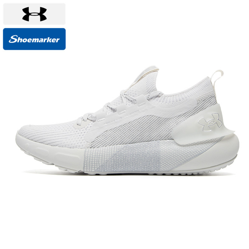 Under Armour Ua Official White Sports Shoes Men's Shoes Spring New Couple Training Shoes Thick-Soled Shock-Absorbing Running Shoes Trendy