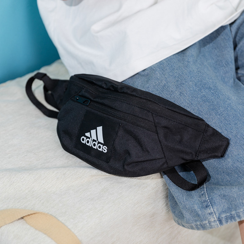 Adidas sports crossbody bag cycling breast bag women's new waist bag women's niche shoulder bag men's small shoulder bag