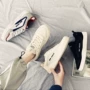 Giày nam thoáng khí mùa hè giày vải lưới màu đỏ Giày nam màu trắng hoang dã đôi giày màu trắng - Plimsolls giày thể thao adidas nam
