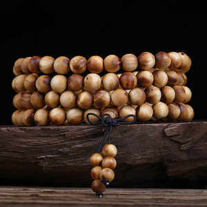 太行崖柏男太行山岩柏老料108颗佛珠手链