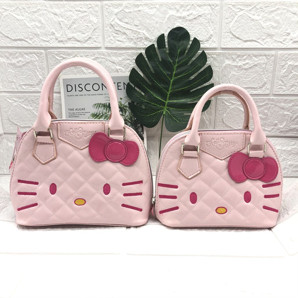 Fashion all-match Korean KT cat children's bag messenger bag cute cartoon shell bag little girl handbag princess