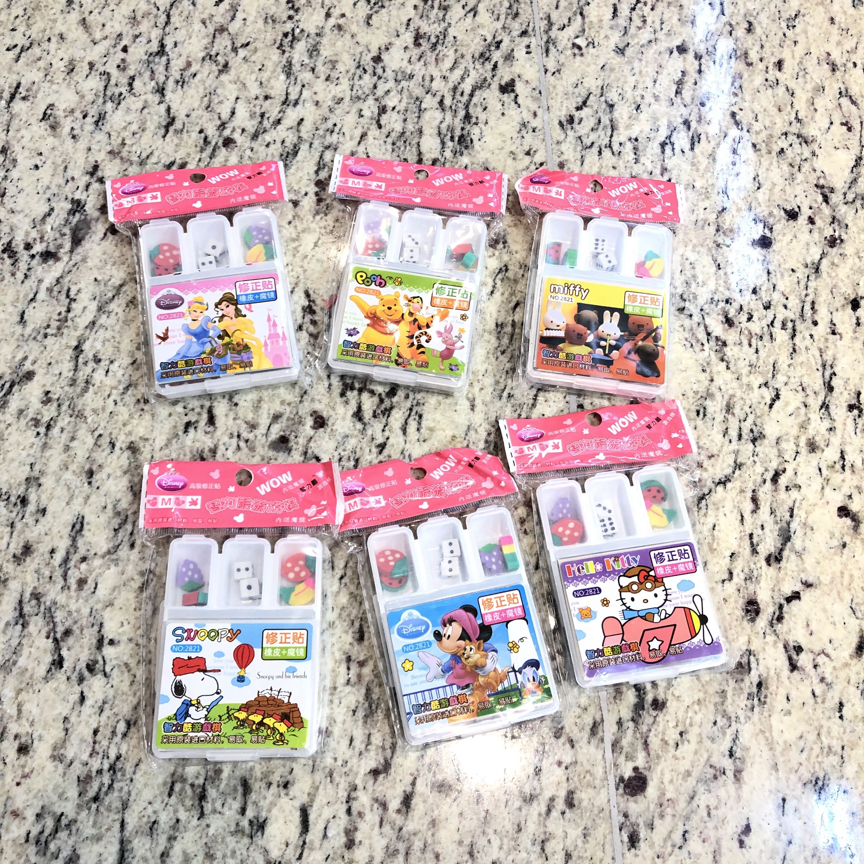 Multi - functional intelligence cool game young children's face rubber with mirror children gift